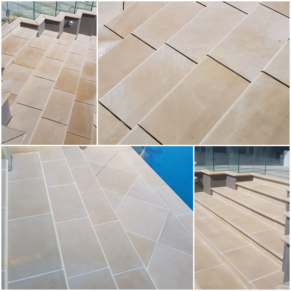 Austrlaiansandstone clesndegrout regrout snd seal Nu Stone Care Australian Sandstone
